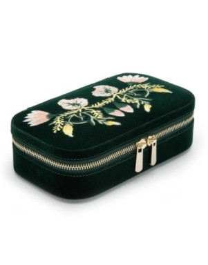 393312 Zoe Travel Zip Case WOLF Forest Green