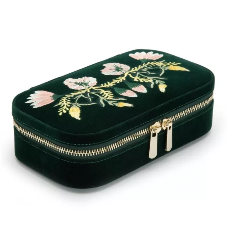 393312 Zoe Travel Zip Case WOLF Forest Green