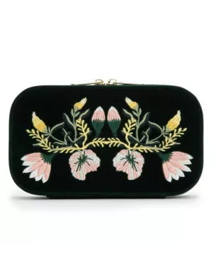 393312 Zoe Travel Zip Case WOLF Forest Green