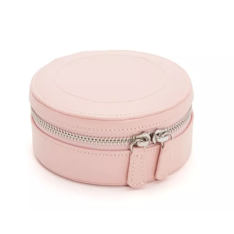 392315 Sophia Round Mini Travel Zip Case WOLF Rose