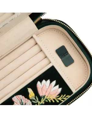 393312 Zoe Travel Zip Case WOLF Forest Green