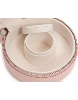 392315 Sophia Round Mini Travel Zip Case WOLF Rose