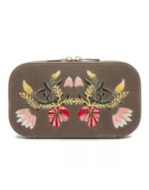 393313 Zoe Travel Zip Case WOLF Mink
