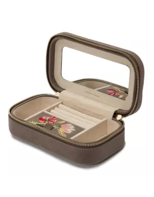 393313 Zoe Travel Zip Case WOLF Mink