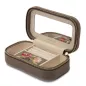 393313 Zoe Travel Zip Case WOLF Mink