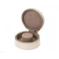 392353 Sophia Round Mini Travel Zip Case WOLF Ivory