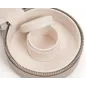 392321 Sophia Round Mini Travel Zip Case WOLF Mink