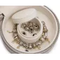 392321 Sophia Round Mini Travel Zip Case WOLF Mink