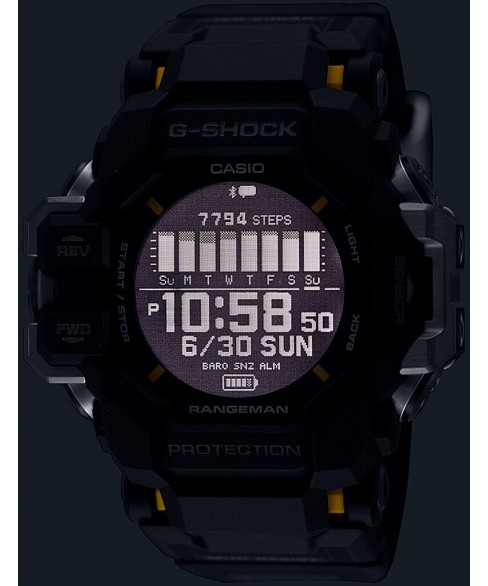 Часы CASIO G-SHOCK MASTER OF G GPR-H1000-1ER + КАБЕЛЬ