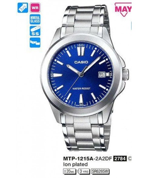 Часы Casio MTP-1215A-2A2DF