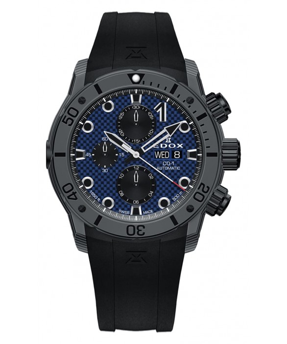 Часы Edox CO-1 Carbon 01125 CLNGN BUNN