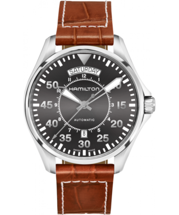 Годинник HAMILTON KHAKI AVIATION PILOT DAY DATE AUTO H64615585