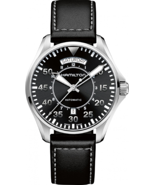 Годинник HAMILTON KHAKI AVIATION PILOT DAY DATE AUTO H64615735