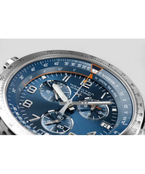 Часы HAMILTON KHAKI AVIATION X-WIND GMT CHRONO QUARTZ H77922341