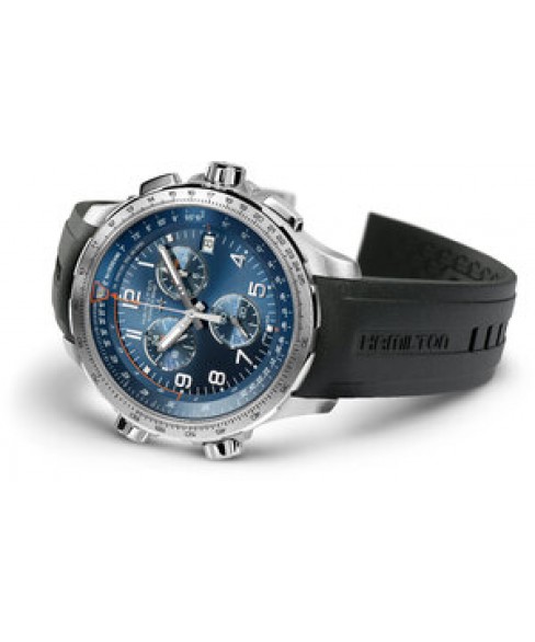 Годинник HAMILTON KHAKI AVIATION X-WIND GMT CHRONO QUARTZ H77922341