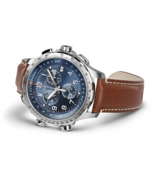 Годинник HAMILTON KHAKI AVIATION X-WIND GMT CHRONO QUARTZ H77922541