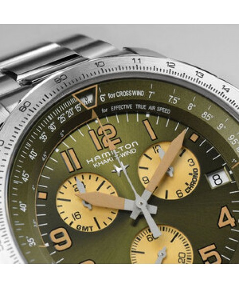 Часы HAMILTON KHAKI AVIATION X-WIND GMT CHRONO QUARTZ H77932160