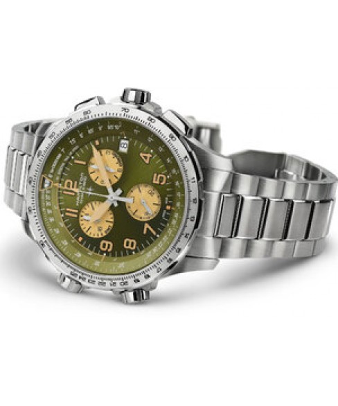 Годинник HAMILTON KHAKI AVIATION X-WIND GMT CHRONO QUARTZ H77932160