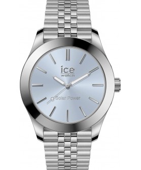 ICE-WATCH ICE STEEL SOLAR SILVER LIGHT BLUE 023789