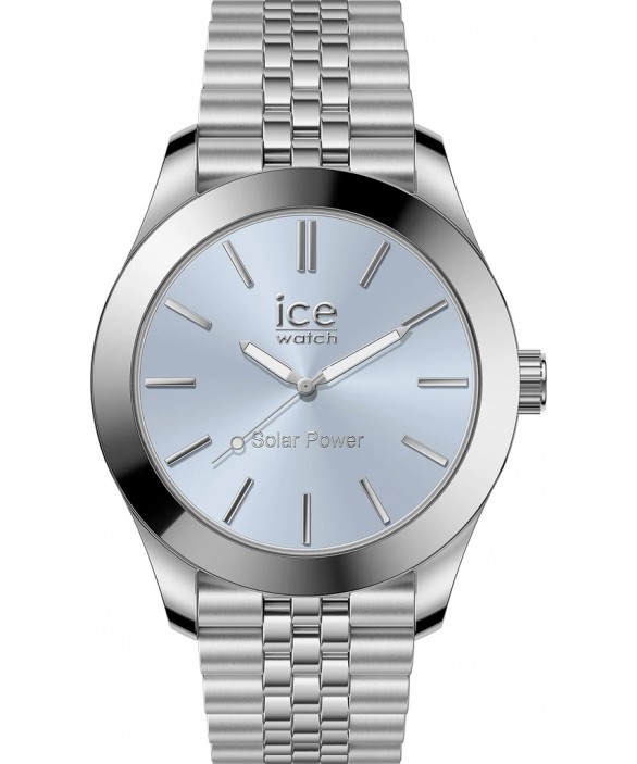 Часы ICE-WATCH ICE STEEL SOLAR SILVER LIGHT BLUE 023789