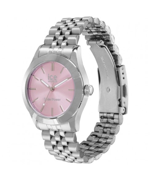 Часы ICE-WATCH ICE STEEL SOLAR SILVER LIGHT PINK 023790