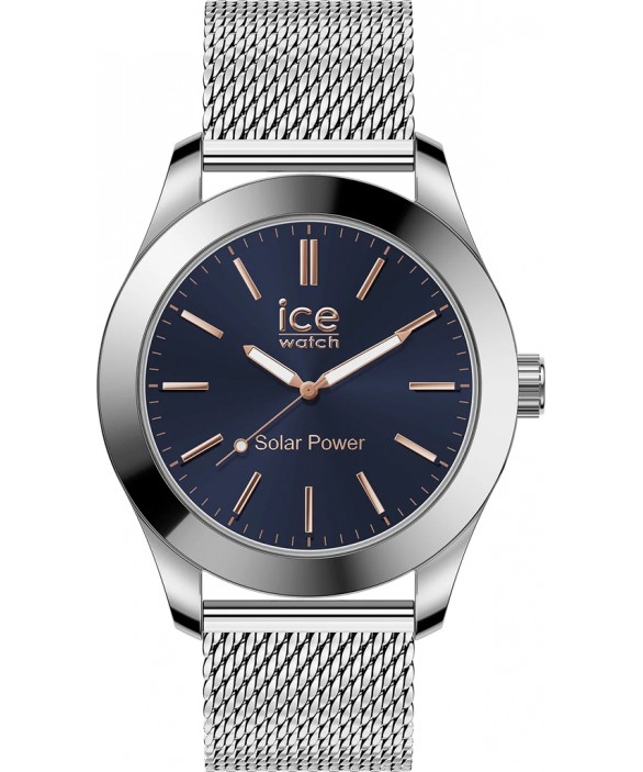 Часы ICE-WATCH ICE STEEL SOLAR SILVER DARK BLUE 023794