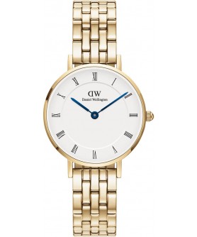 DANIEL WELLINGTON PETITE ROMAN NUMERALS 5-LINK GOLD DW00100682