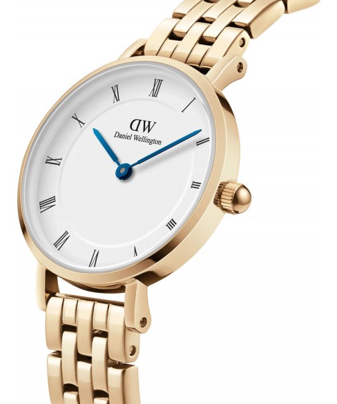 Часы DANIEL WELLINGTON PETITE ROMAN NUMERALS 5-LINK GOLD DW00100682