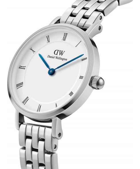 Часы DANIEL WELLINGTON PETITE ROMAN NUMERALS 5-LINK SILVER DW00100685