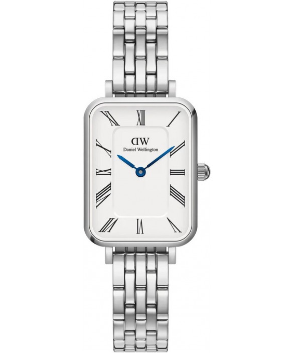 Часы DANIEL WELLINGTON QUADRO ROMAN NUMERALS 5-LINK SILVER DW00100691