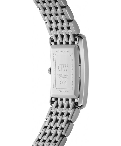 Часы DANIEL WELLINGTON QUADRO ROMAN NUMERALS 5-LINK SILVER DW00100691