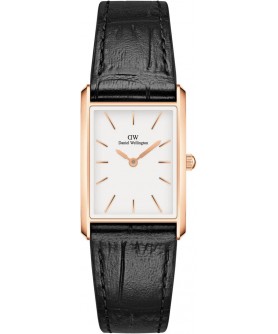 DANIEL WELLINGTON BOUND BLACK CROCODILE ROSE GOLD DW00100693