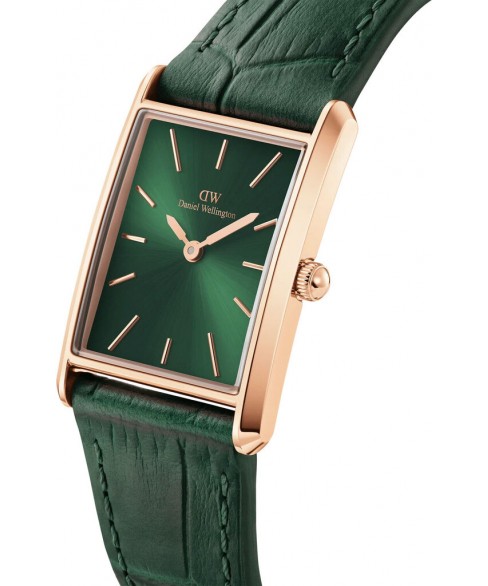 Годинник DANIEL WELLINGTON BOUND CROCODILE EMERALD SUNRAY ROSE GOLD DW00100694