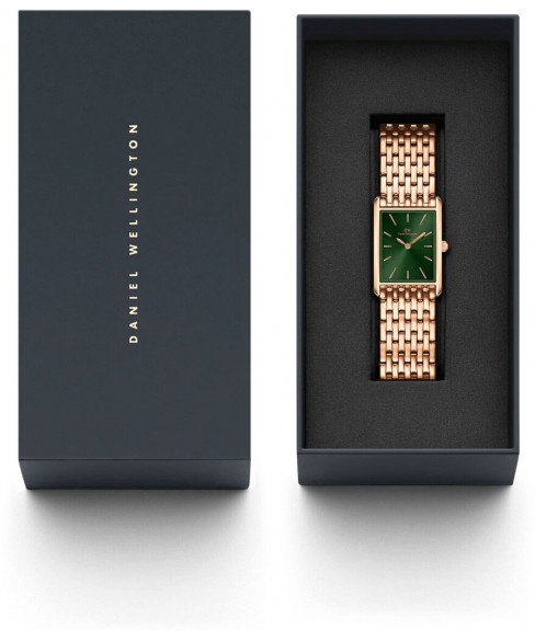 Годинник DANIEL WELLINGTON BOUND 9-LINK EMERALD SUNRAY DW00100704