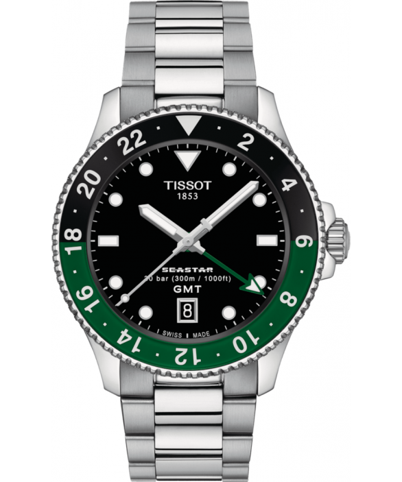 Часы TISSOT SEASTAR 1000 QUARTZ GMT T120.852.11.051.00