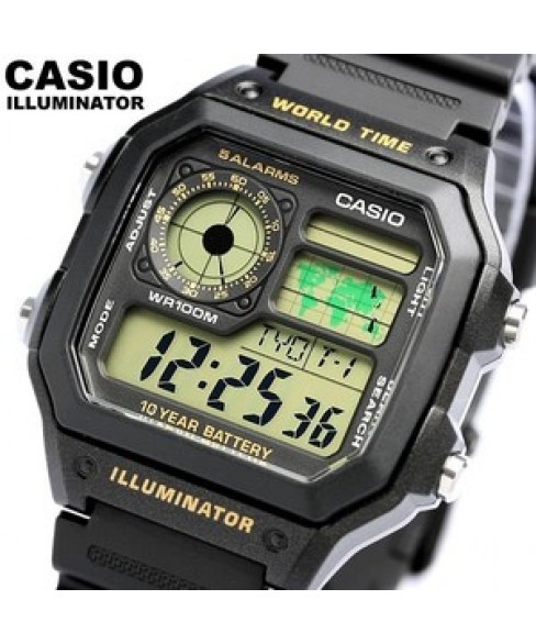 Годинник Casio AE-1200WH-1BVEF