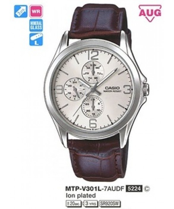 Часы Casio MTP-V301L-7A