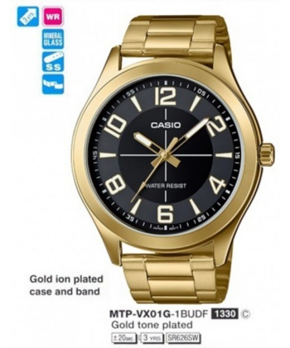 Часы Casio MTP-VX01G-1B